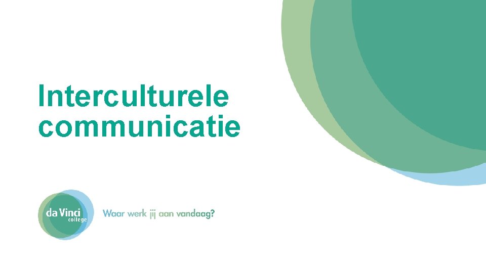 Interculturele communicatie 