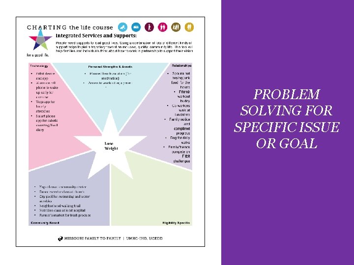 HEALTHY LIVING PROBLEM SOLVING FOR SPECIFIC ISSUE OR GOAL 