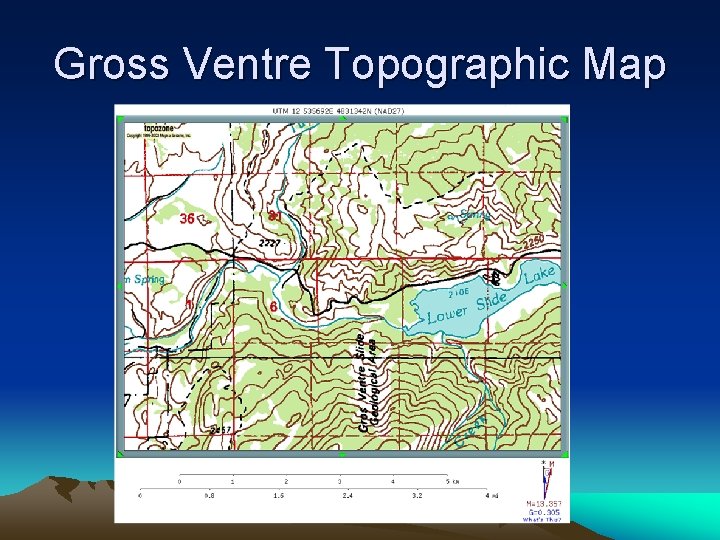 Gross Ventre Topographic Map 