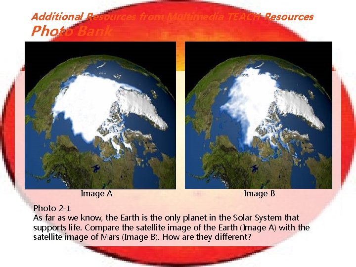 Additional Resources from Multimedia TEACH Resources Photo Bank Image A Image B Photo 2