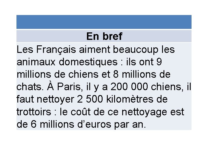 En bref Les Français aiment beaucoup les animaux domestiques : ils ont 9 millions En bref Les Français aiment beaucoup les animaux domestiques : ils ont 9 millions