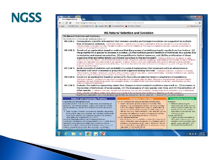 NGSS 