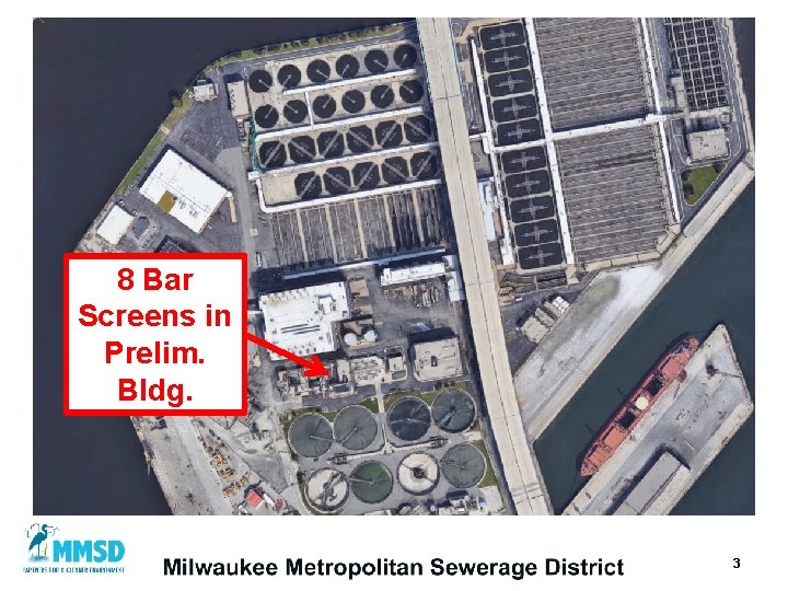 8 Bar Screens in Prelim. Bldg. 3 