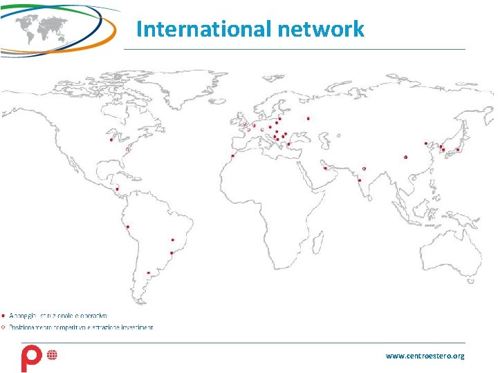International network www. centroestero. org 