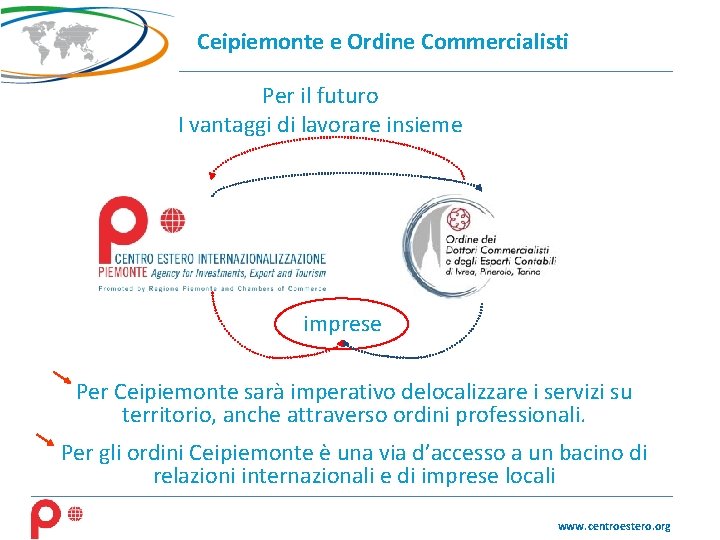 Ceipiemonte e Ordine Commercialisti Per il futuro I vantaggi di lavorare insieme imprese Per