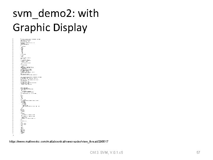 svm_demo 2: with Graphic Display • • • • • • • • • svm_demo 2: with Graphic Display • • • • • • • • •