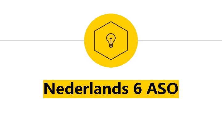 Nederlands 6 ASO 