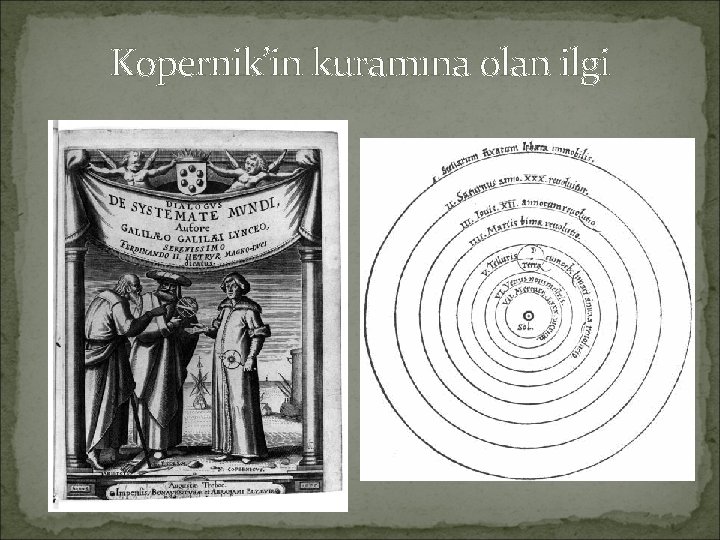 Kopernik’in kuramına olan ilgi 
