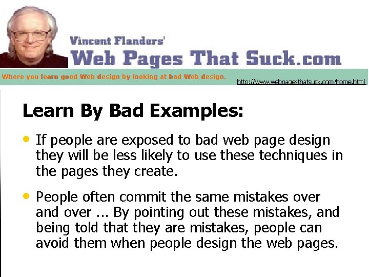 Web Pages That Suck Byung Lee ENGL 393