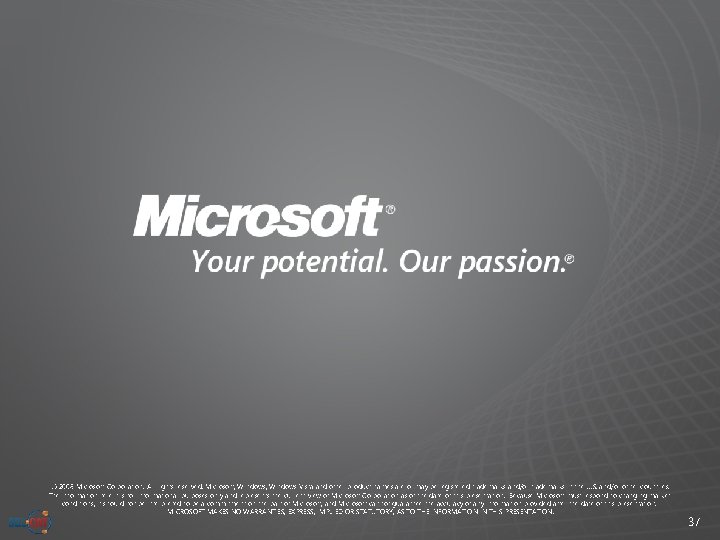 © 2008 Microsoft Corporation. All rights reserved. Microsoft, Windows Vista and other product names