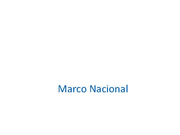 Marco Nacional 