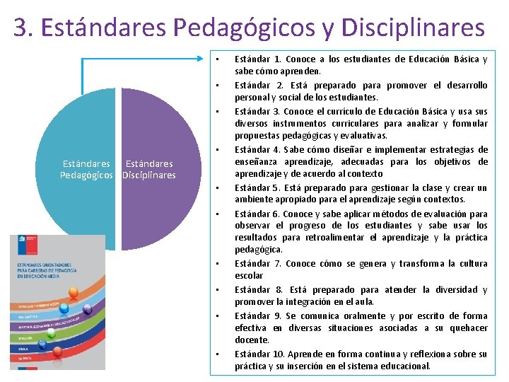 3. Estándares Pedagógicos y Disciplinares • • Estándares Pedagógicos Disciplinares • • • Estándar