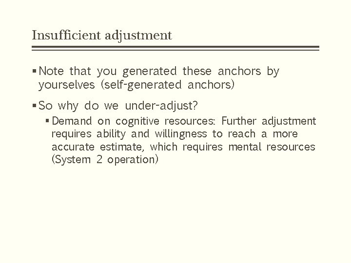 Insufficient adjustment § Note that you generated these anchors by yourselves (self-generated anchors) § Insufficient adjustment § Note that you generated these anchors by yourselves (self-generated anchors) §