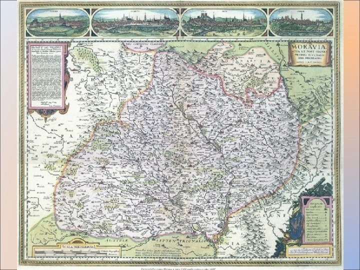 Mapa Moravy 