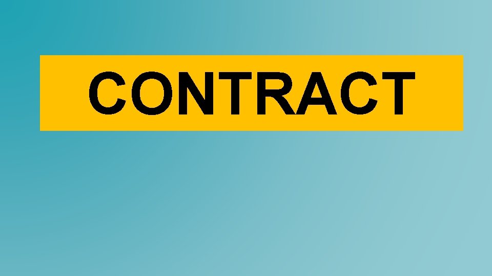 CONTRACT 