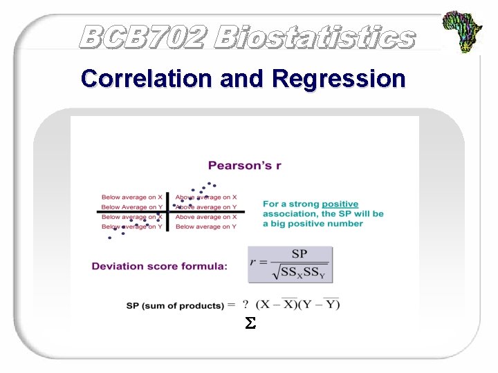 Correlation and Regression 