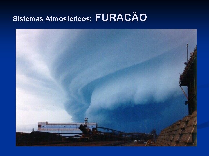 Sistemas Atmosféricos: FURACÃO 