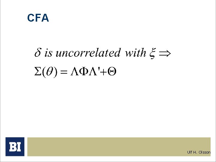 CFA Ulf H. Olsson 