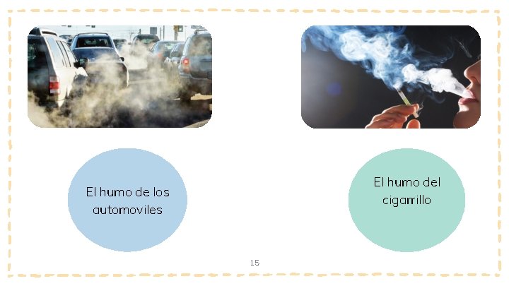 Vestibulum congue El humo del cigarrillo El humo de los automoviles 15 