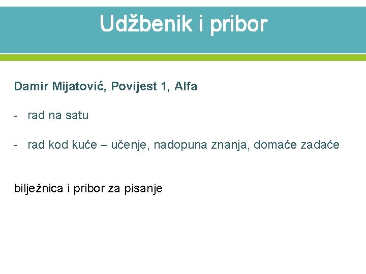 Udžbenik i pribor Damir Mijatović, Povijest 1, Alfa - rad na satu - rad