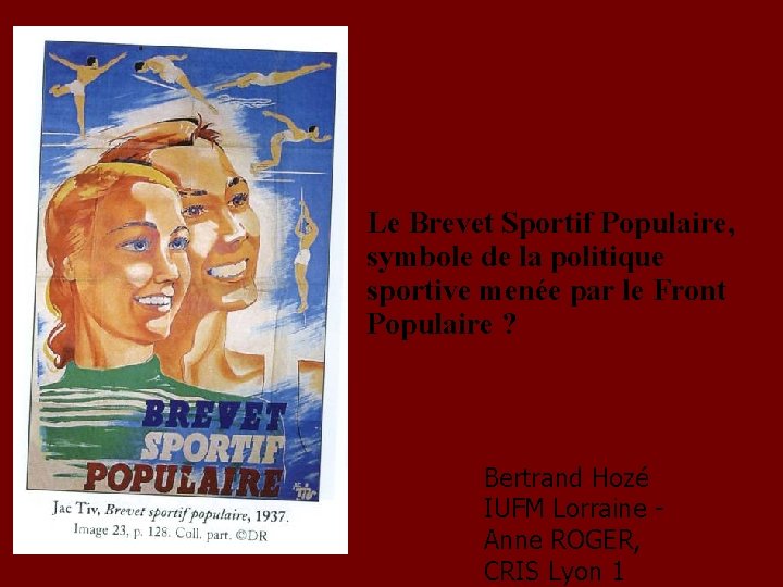 Brevet Sportif Populaire - Préface De Léo Lagrange - Réglement - Livre Ancien