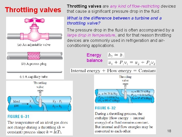 Throttling valves are any kind of flow-restricting devices that cause a significant pressure drop