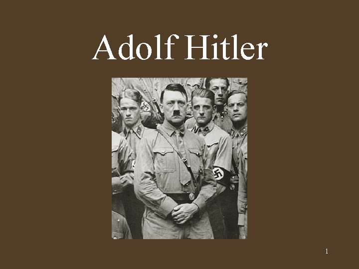 Adolf Hitler 1 