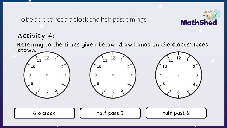 Year 1 Term 3 Block 3 Time Lesson