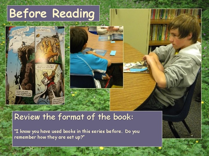 Before Reading Review the format of the book: “I know you have used books Before Reading Review the format of the book: “I know you have used books
