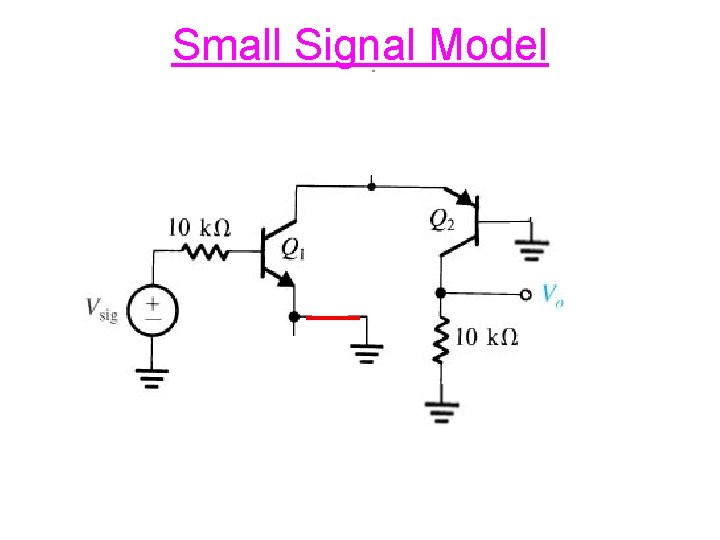 Small Signal Model 