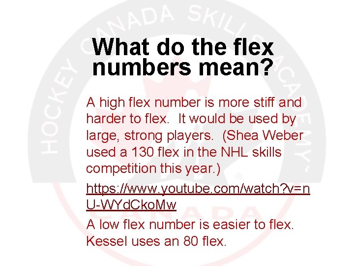 What do the flex numbers mean? 12/30/2021 A high flex number is more stiff