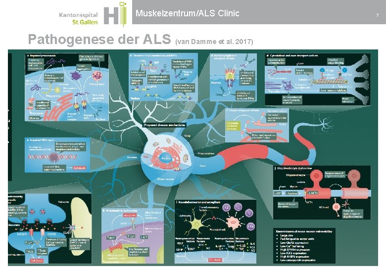 Muskelzentrum/ALS Clinic 7 Pathogenese der ALS (van Damme et al. 2017) 20. 05. 2021