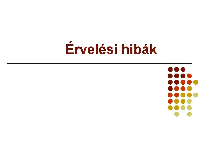 Érvelési hibák 