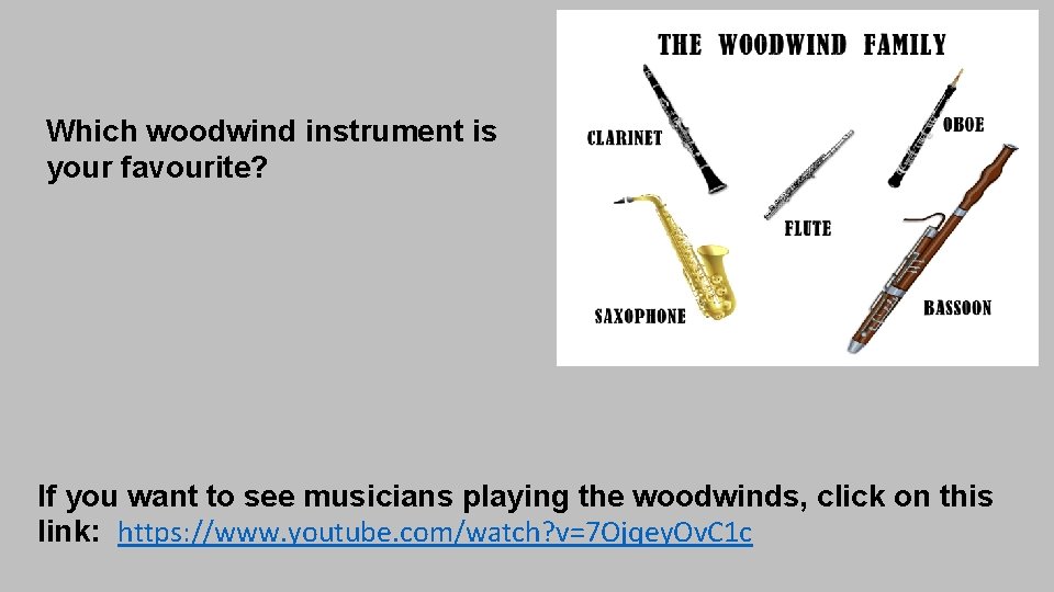 Which woodwind instrument is your favourite? If you want to see musicians playing the