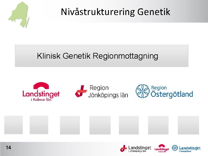 Nivåstrukturering Genetik Klinisk Genetik Regionmottagning 14 