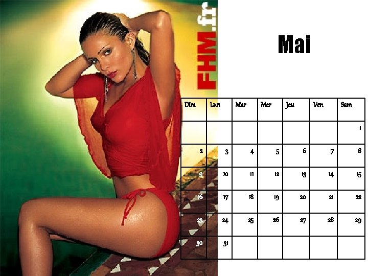 Mai Dim Lun Mar Mer Jeu Ven Sam 1 2 3 4 5 6