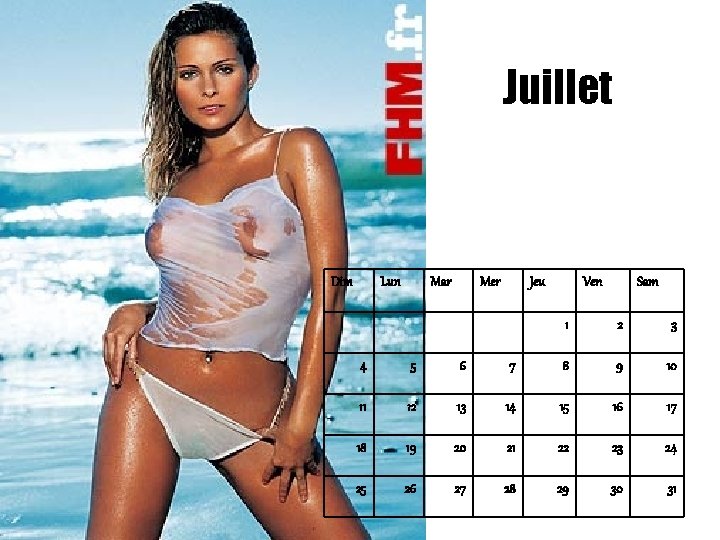 Juillet Dim Lun Mar Mer Jeu Ven Sam 1 2 3 4 5 6