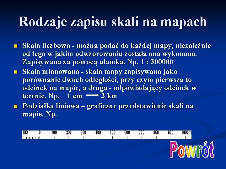 Skala i plan Prezentacj wykonali Uczniowie klasy VI