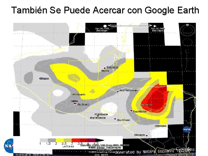 También Se Puede Acercar con Google Earth 