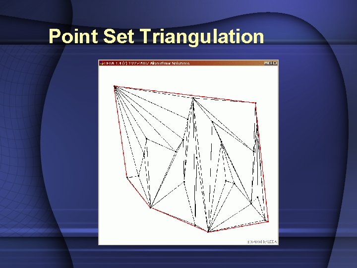 Point Set Triangulation 