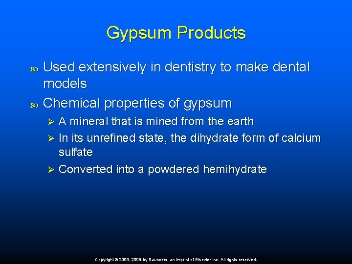Laboratory Materials and Procedures Chapter 47 Copyright 2009