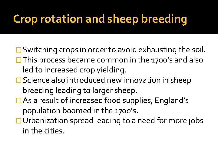 1700 1900 Chapter 9 Section 1 The Industrial