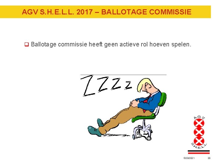AGV S. H. E. L. L. 2017 – BALLOTAGE COMMISSIE q Ballotage commissie heeft AGV S. H. E. L. L. 2017 – BALLOTAGE COMMISSIE q Ballotage commissie heeft