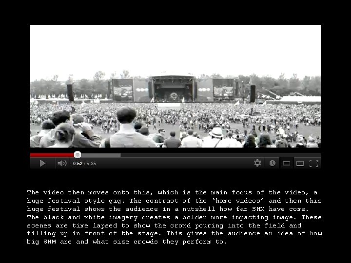 The video then moves onto this, which is the main focus of the video,