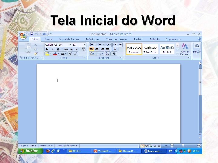 Tela Inicial do Word 