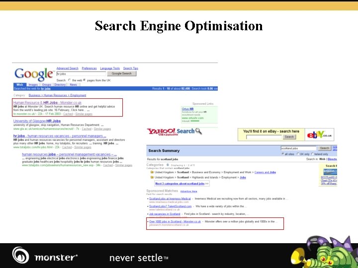 Search Engine Optimisation 