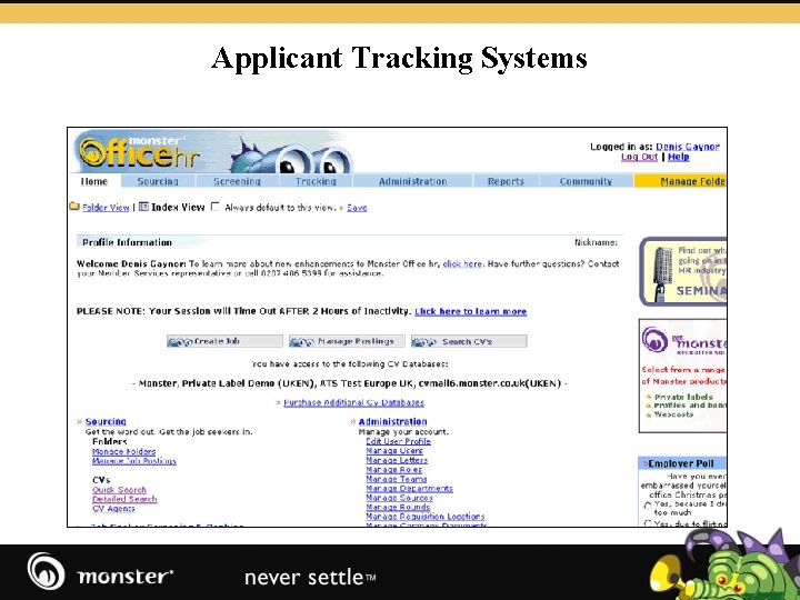 Applicant Tracking Systems 