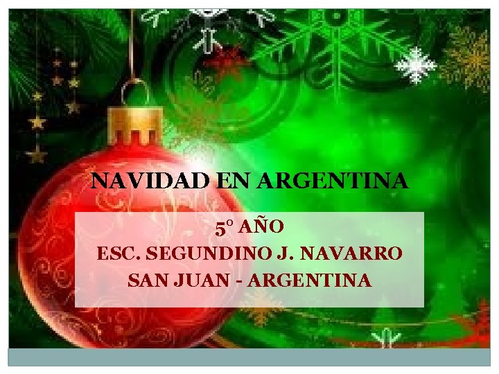 Como Se Dice Navidad En Argentina slidetodoc.com