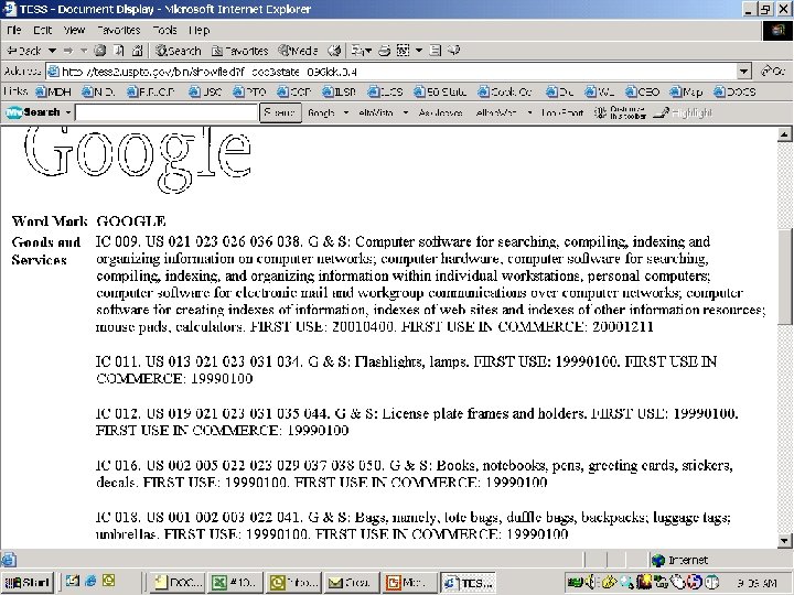 Computer Based Databases Trademarks Trademarks 101 and emerging trends 1 A trademark
