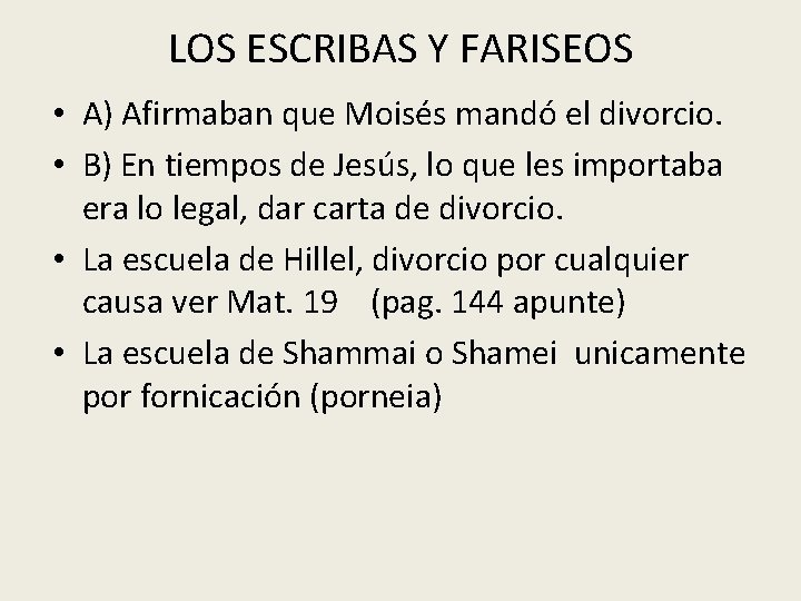 LA LEY DE MOISES CARTA DE DIVORCIO DEUT